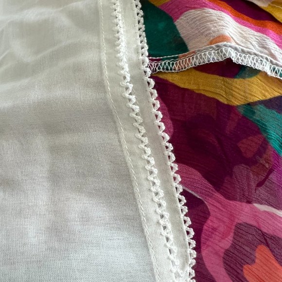 Anthropologie The Odetta Ruffled V-Neck Long-Sleeve Midi Dress NWT - Picture 8 of 9